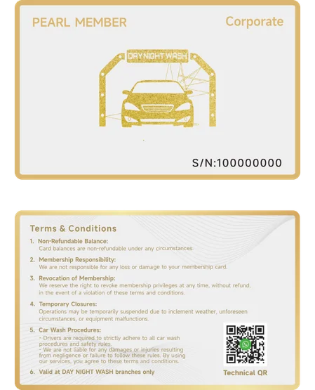 Pearl Member Card DaynightCarWash